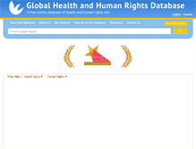 Tablet Screenshot of globalhealthrights.org
